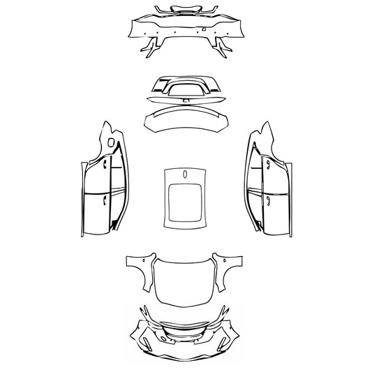 Pre-Cut PPF Cadillac CT5 (US) Sport 2021 - PPF-Kits