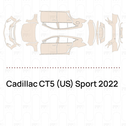 Pre-Cut PPF Cadillac CT5 (US) Sport 2022