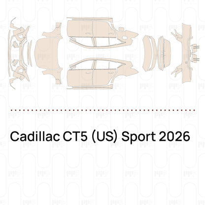 Pre-Cut PPF Cadillac CT5 (US) Sport 2026