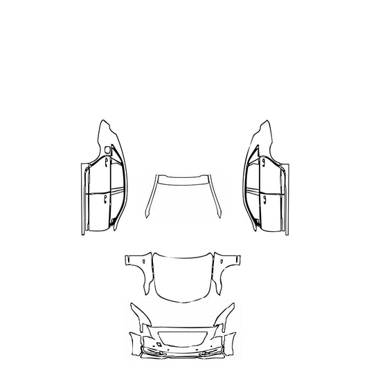 Pre-Cut PPF Cadillac CT6 Base 2016 - PPF-Kits
