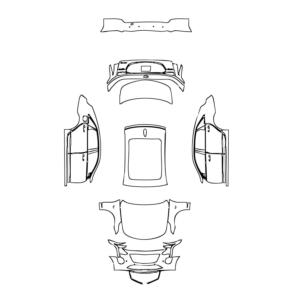 Pre-Cut PPF Cadillac CT6 Base 2021 - PPF-Kits