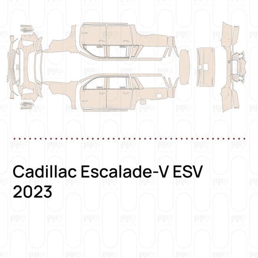 Pre-Cut PPF Cadillac Escalade-V ESV 2023