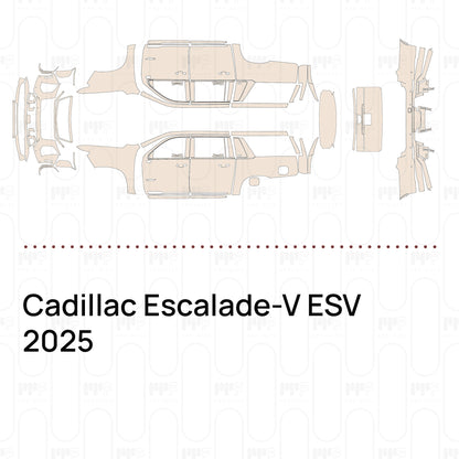 Pre-Cut PPF Cadillac Escalade-V ESV 2025