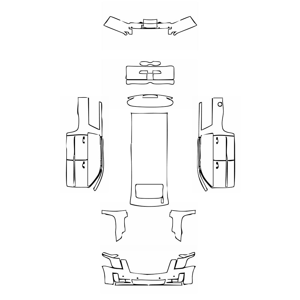 Pre-Cut PPF Cadillac Escalade ESV 2017 - PPF-Kits
