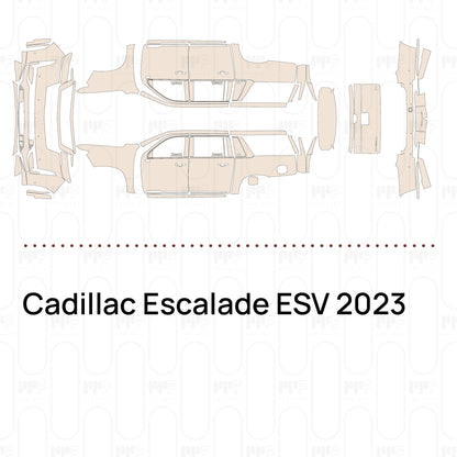 Pre-Cut PPF Cadillac Escalade ESV 2023