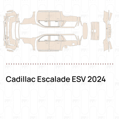 Pre-Cut PPF Cadillac Escalade ESV 2024