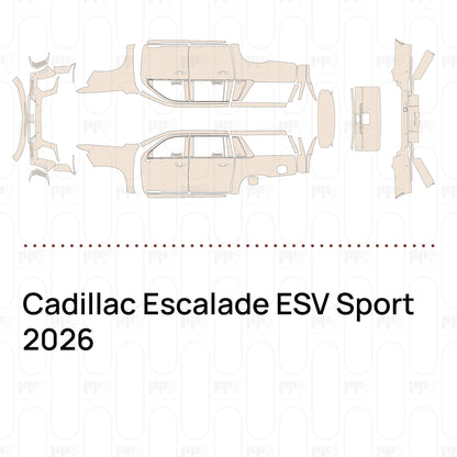 Pre-Cut PPF Cadillac Escalade ESV Sport 2026