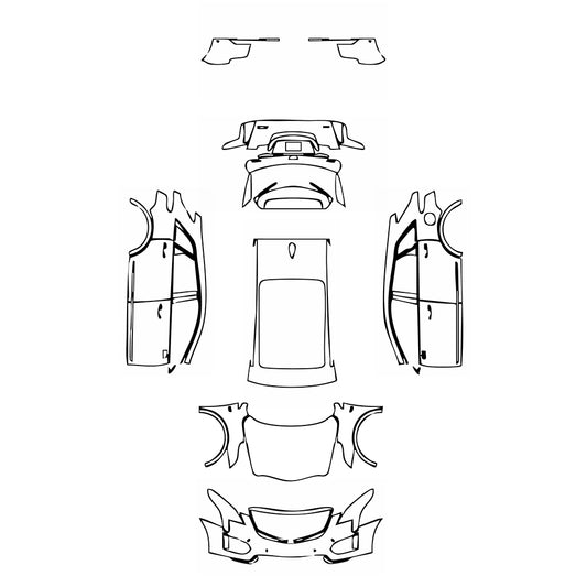 Pre-Cut PPF Cadillac XT5 2024 - PPF-Kits