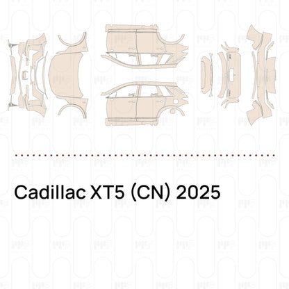Pre-Cut PPF Cadillac XT5 (CN) 2025