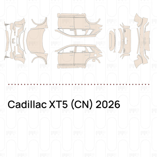 Pre-Cut PPF Cadillac XT5 (CN) 2026