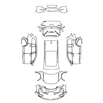 Pre-Cut PPF Cadillac XT6 Sport 2021 - PPF-Kits