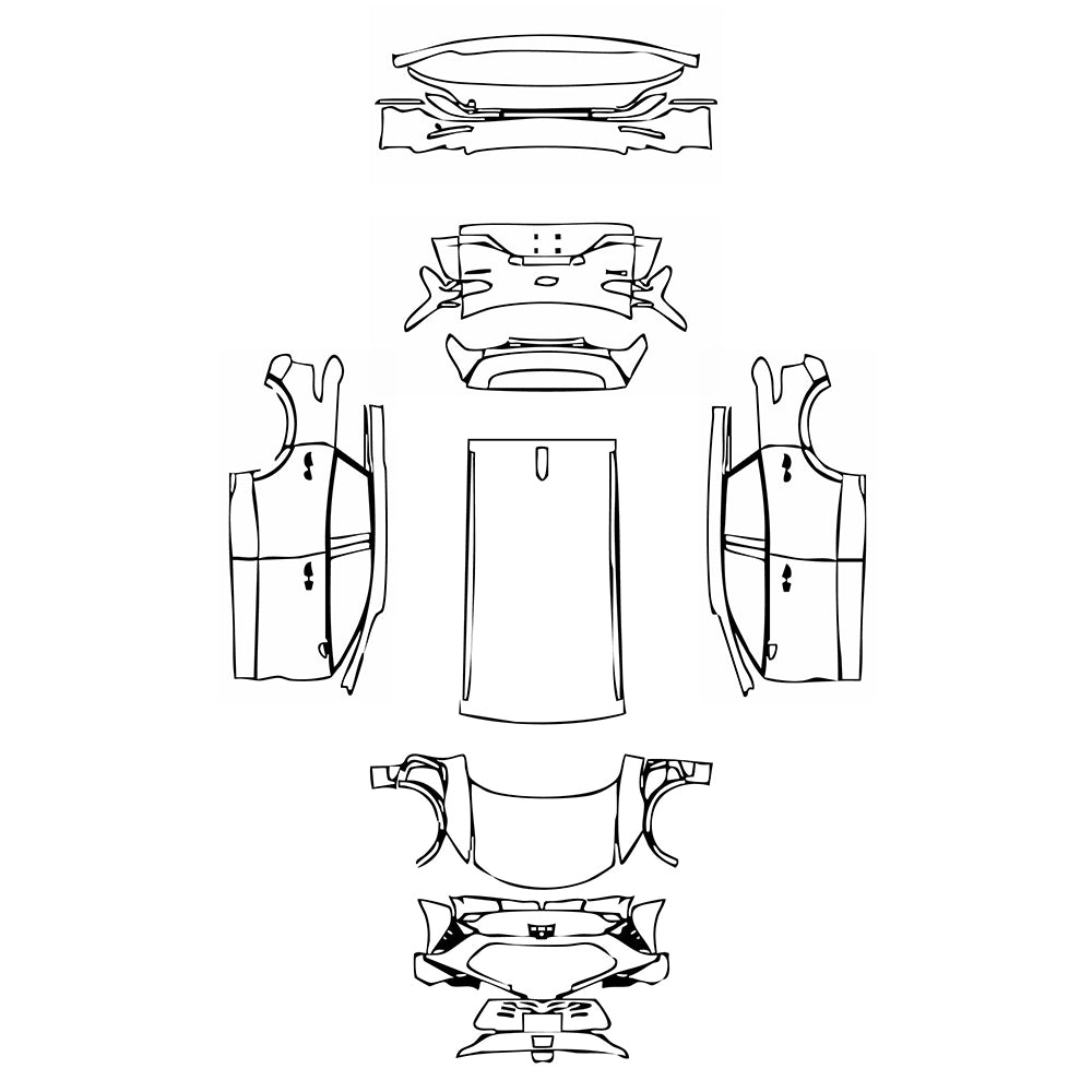 Pre-Cut PPF Chevrolet Blazer EV (US) RS 2024 - PPF-Kits
