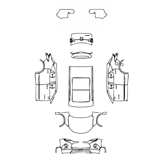 Pre-Cut PPF Chevrolet Blazer RS 2021 - PPF-Kits