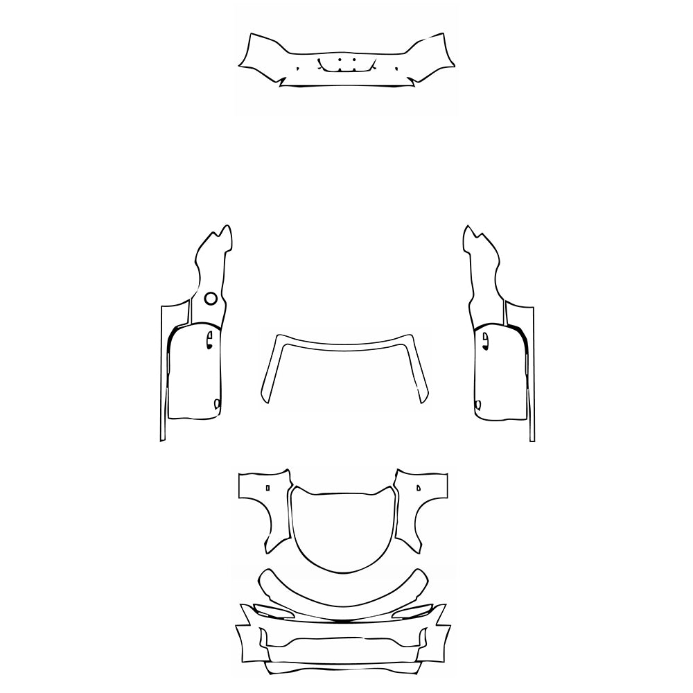 Pre-Cut PPF Chevrolet Camaro LT Convertible 2019 - PPF-Kits
