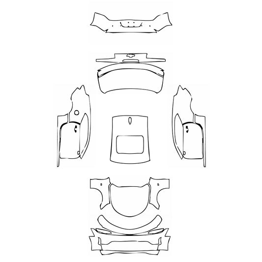 Pre-Cut PPF Chevrolet Camaro LT Coupe 2021 - PPF-Kits