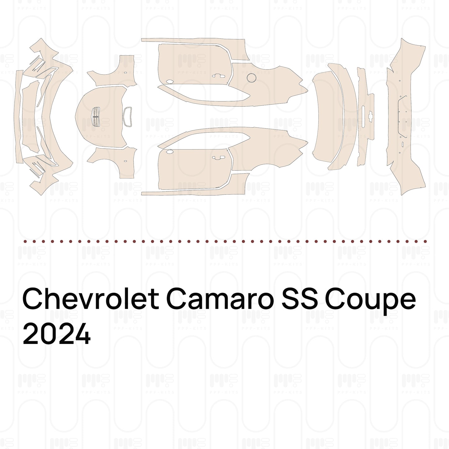 Pre-Cut PPF Chevrolet Camaro SS Coupe 2024