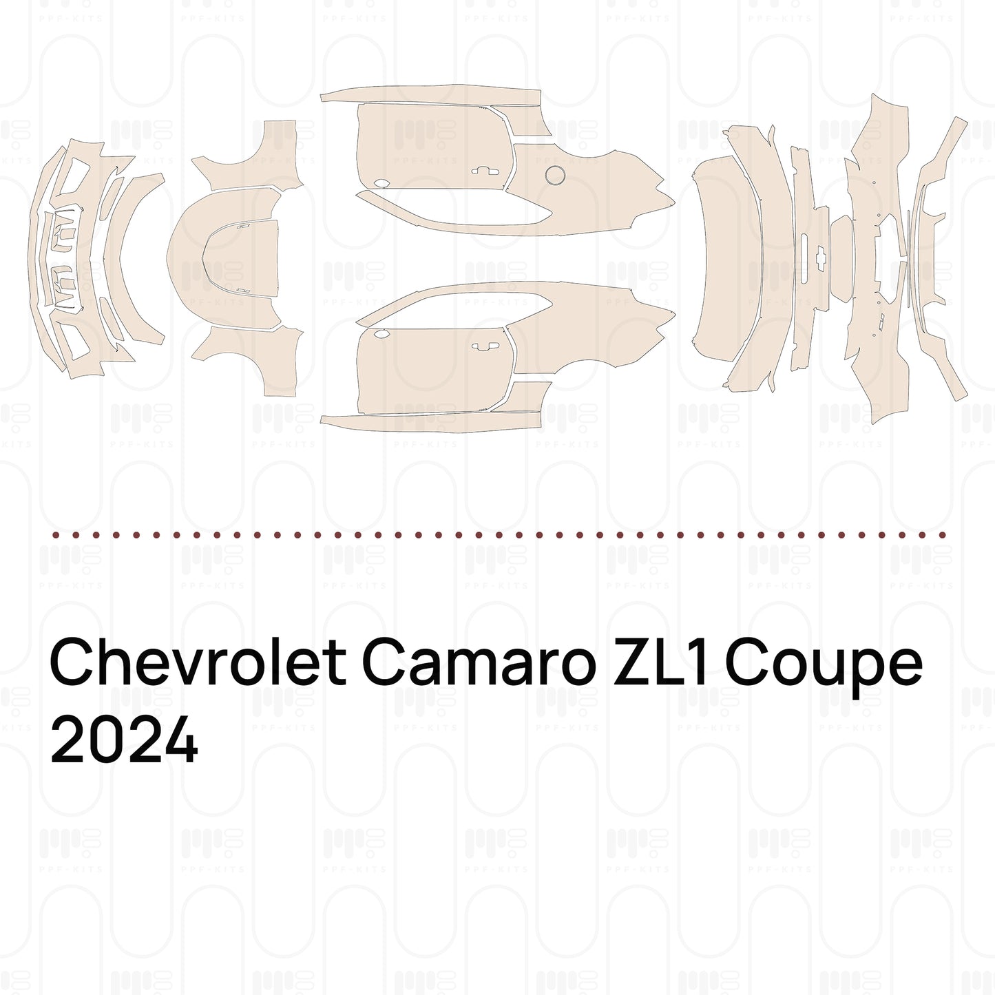 Pre-Cut PPF Chevrolet Camaro ZL1 Coupe 2024