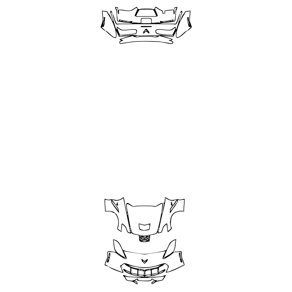 Pre-Cut PPF Chevrolet Corvette Stingray Convertible 2015 - PPF-Kits