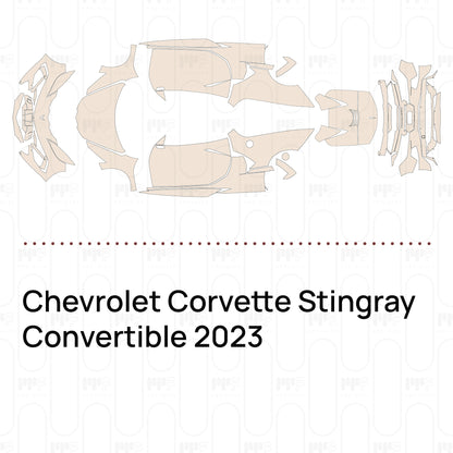 Pre-Cut PPF Chevrolet Corvette Stingray Convertible 2023