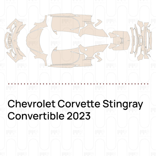 Pre-Cut PPF Chevrolet Corvette Stingray Convertible 2023