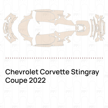 Pre-Cut PPF Chevrolet Corvette Stingray Coupe 2022