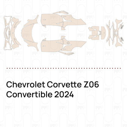 Pre-Cut PPF Chevrolet Corvette Z06 Convertible 2024