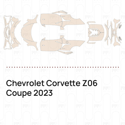 Pre-Cut PPF Chevrolet Corvette Z06 Coupe 2023