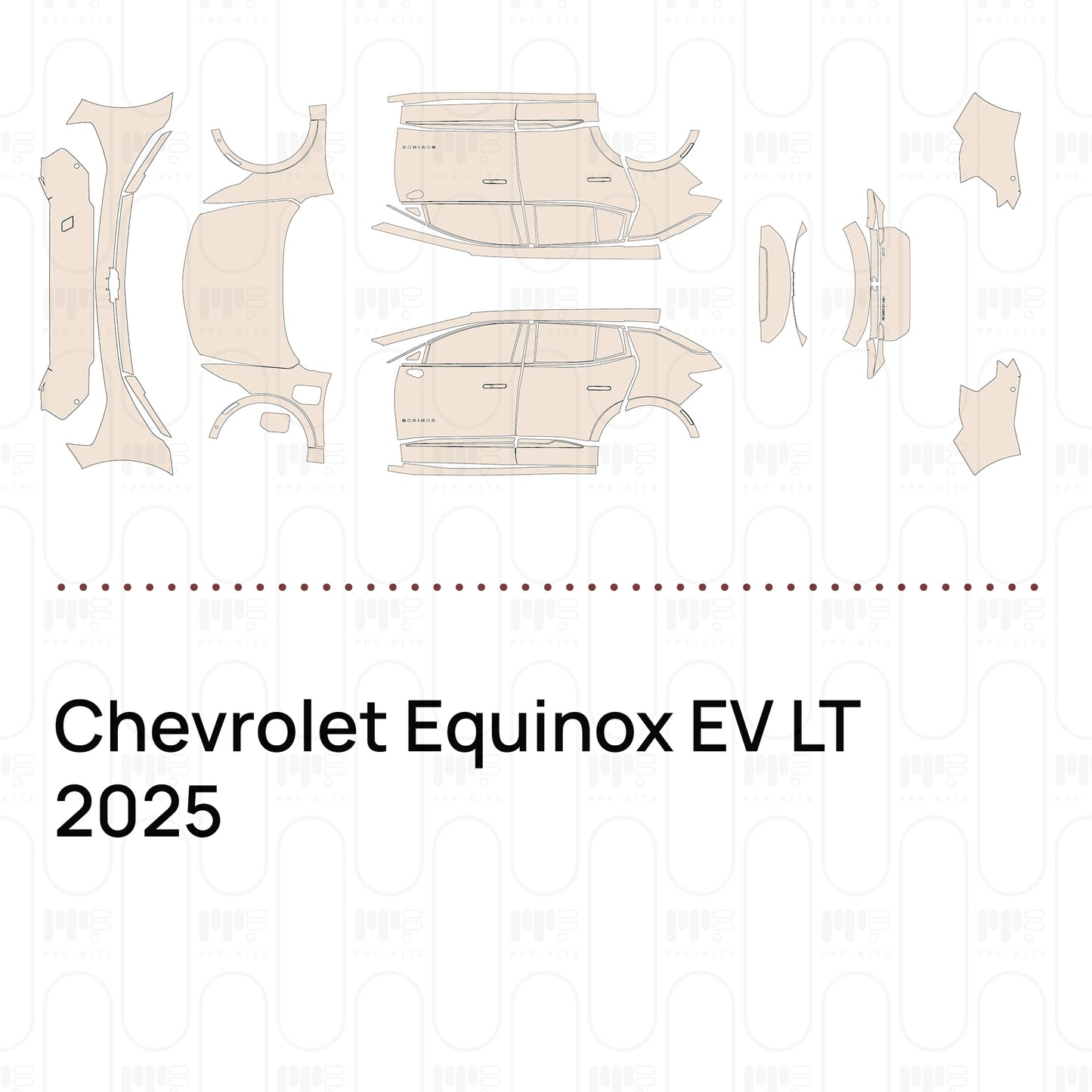 Pre-Cut PPF Chevrolet Equinox EV LT 2025