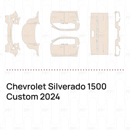 Pre-Cut PPF Chevrolet Silverado 1500 Custom 2024