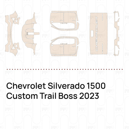 Pre-Cut PPF Chevrolet Silverado 1500 Custom Trail Boss 2023