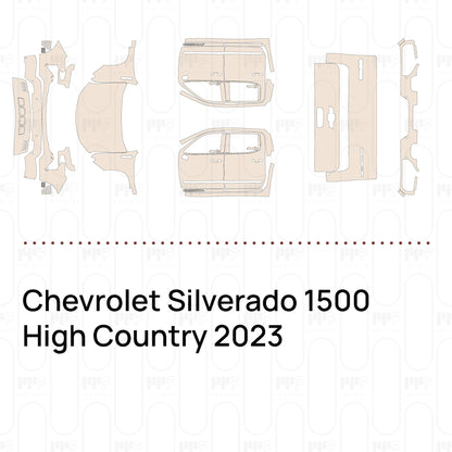 Pre-Cut PPF Chevrolet Silverado 1500 High Country 2023