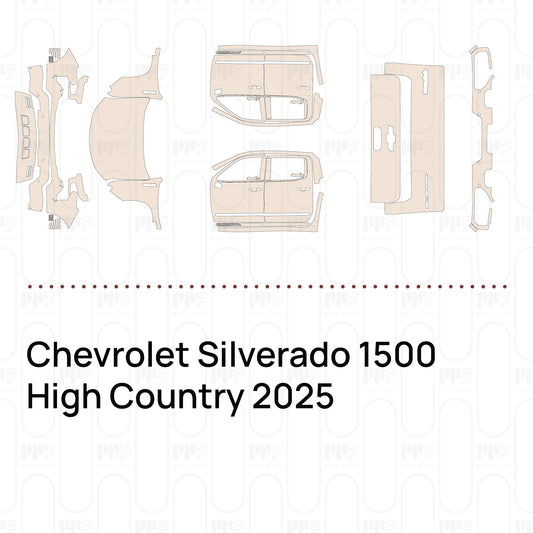 Pre-Cut PPF Chevrolet Silverado 1500 High Country 2025