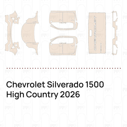 Pre-Cut PPF Chevrolet Silverado 1500 High Country 2026