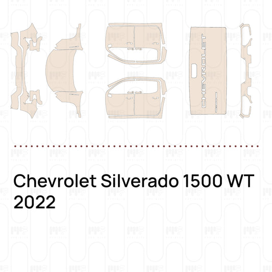 Pre-Cut PPF Chevrolet Silverado 1500 WT 2022