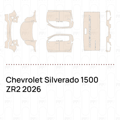 Pre-Cut PPF Chevrolet Silverado 1500 ZR2 2026