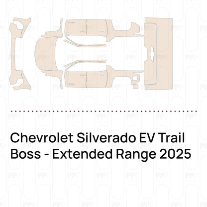 Pre-Cut PPF Chevrolet Silverado EV Trail Boss - Extended Range 2025