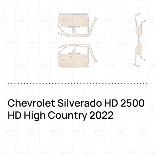 Pre-Cut PPF Chevrolet Silverado HD 2500 HD High Country 2022