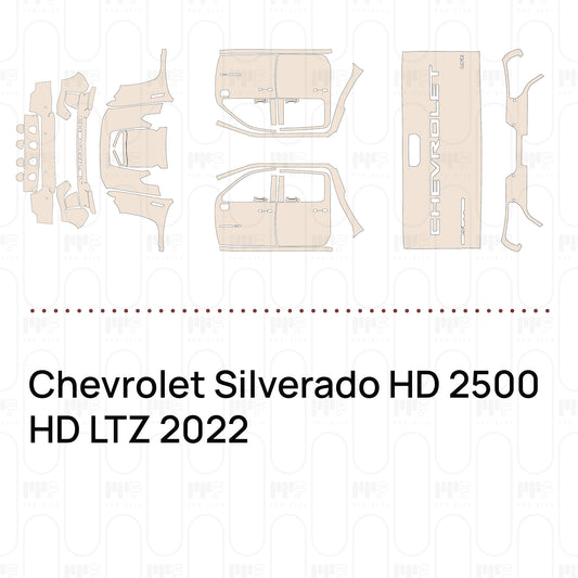 Pre-Cut PPF Chevrolet Silverado HD 2500 HD LTZ 2022