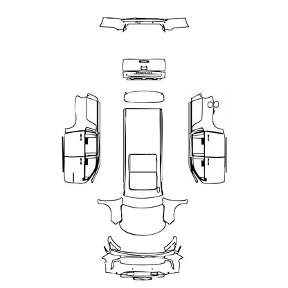 Pre-Cut PPF Chevrolet Suburban LT 2021 - PPF-Kits