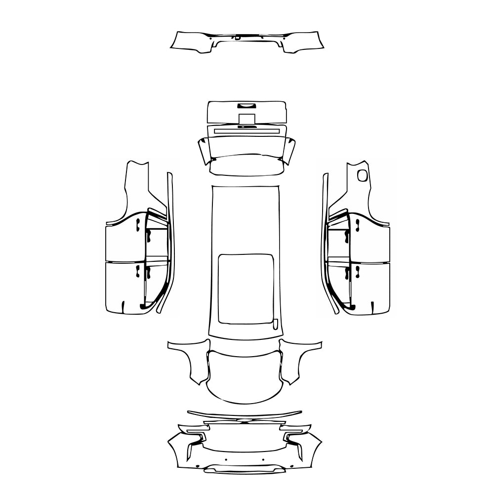 Pre-Cut PPF Chevrolet Tahoe LT 2021 - PPF-Kits