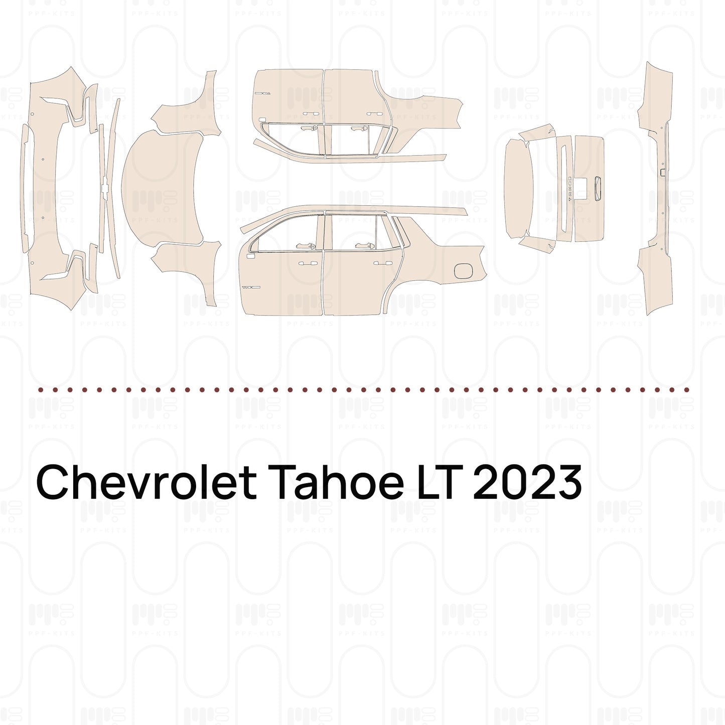 Pre-Cut PPF Chevrolet Tahoe LT 2023