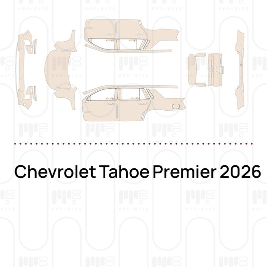 Chevrolet Tahoe Premier 2026 – Pellicola protettiva PPF pretagliata