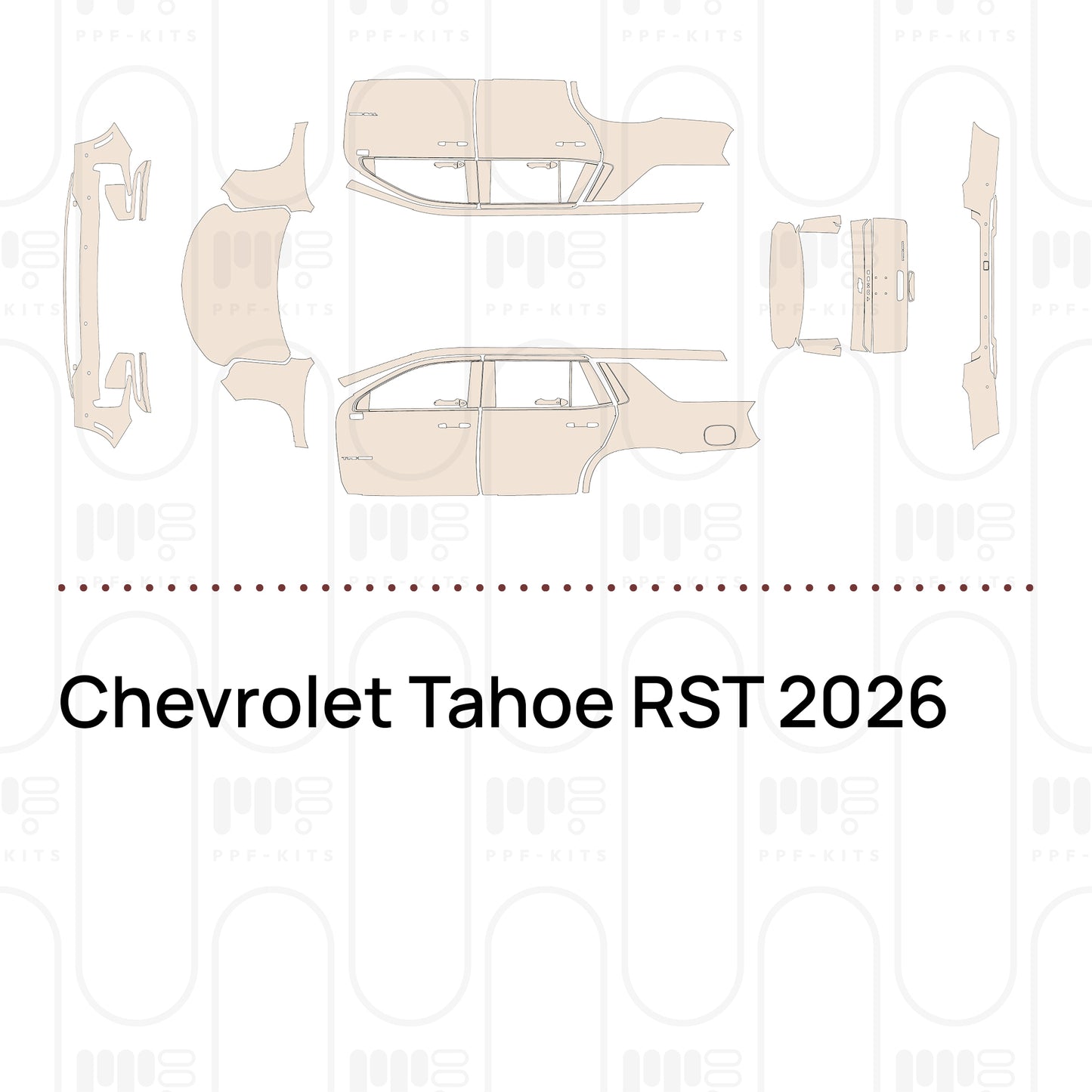 Pre-Cut PPF Chevrolet Tahoe RST 2026