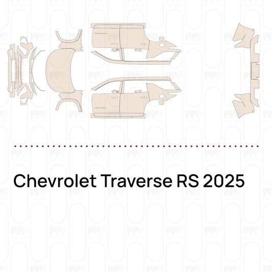 Pre-Cut PPF Chevrolet Traverse RS 2025