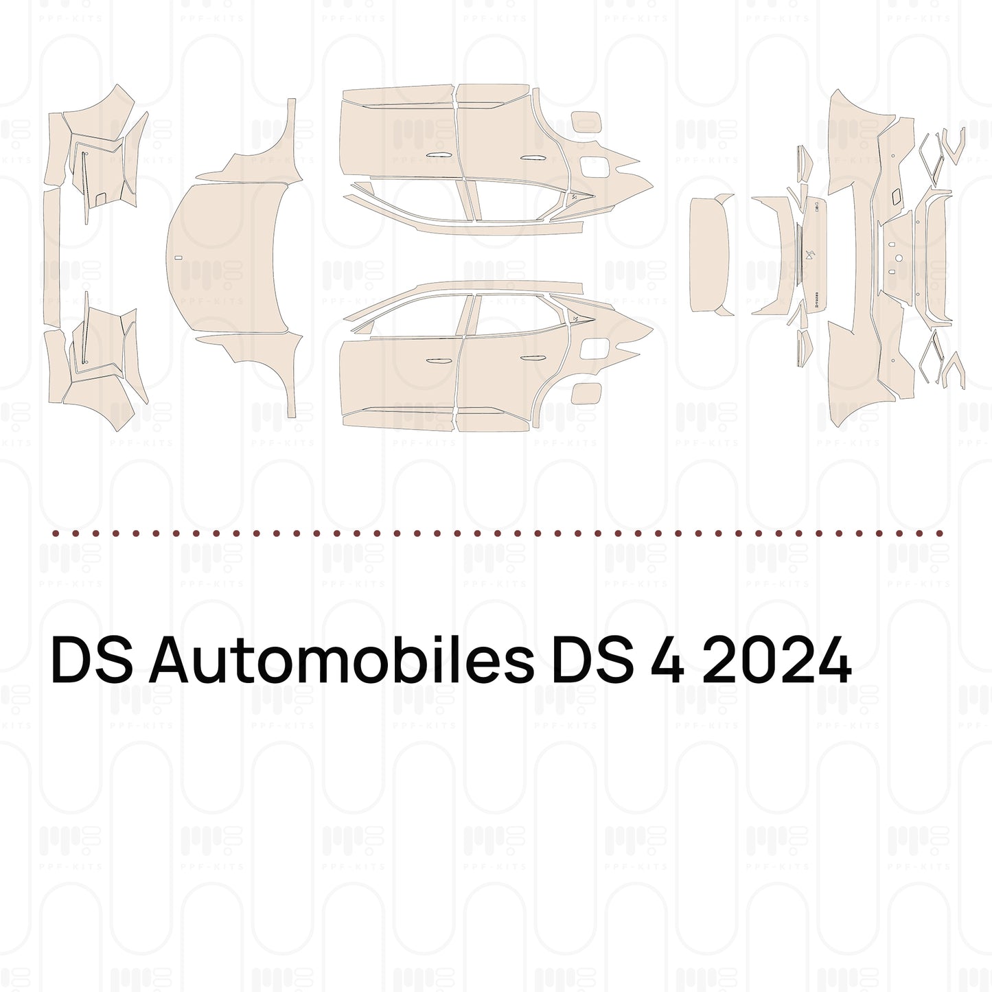 Pre-Cut PPF DS Automobiles DS 4 2024