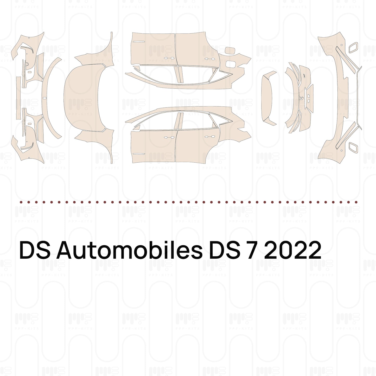 Pre-Cut PPF DS Automobiles DS 7 2022