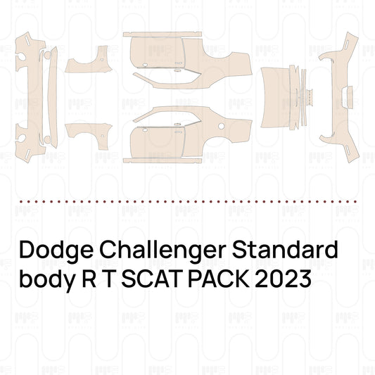 Pre-Cut PPF Dodge Challenger Standard body R T SCAT PACK 2023