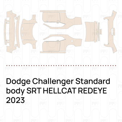 Pre-Cut PPF Dodge Challenger Standard body SRT HELLCAT REDEYE 2023
