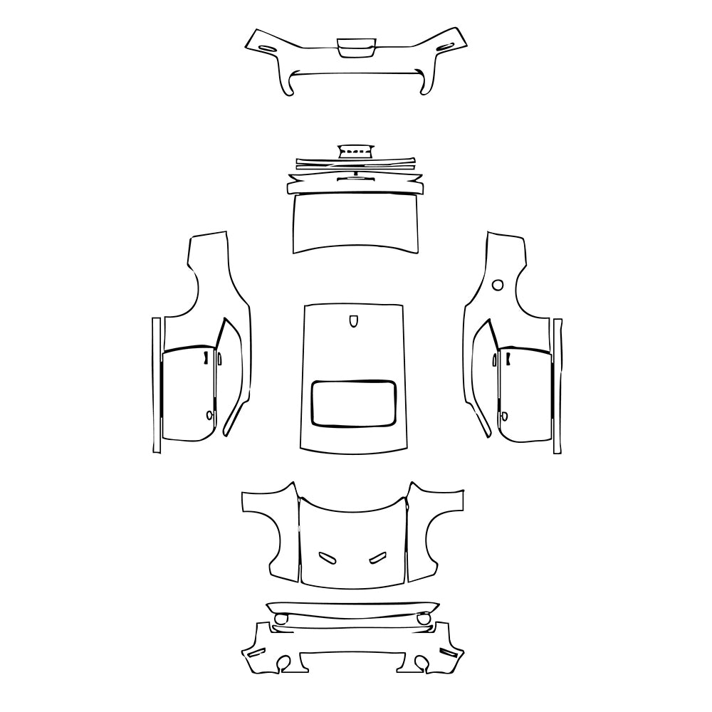 Pre-Cut PPF Dodge Challenger Standard body SXT 2021 - PPF-Kits