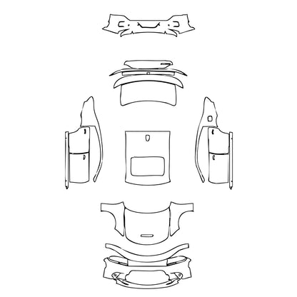 Pre-Cut PPF Dodge Charger Standard body GT 2021 - PPF-Kits